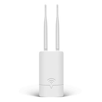 2.4 G Wireless Wifi AP 300Mbps Usmerjevalnik Z 2X5dbi Antena Podpora Poe In DC napajalnik Za Zunanji Monitor