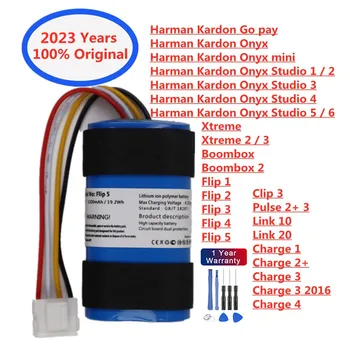 2023 Originalne Baterije Za JBL Flip Polnjenje Impulz Xtreme Boombox Posnetek Oniks Studio 1 2 3 4 5 Za Harman Kardon Šel Igrati Mini Zvočnik