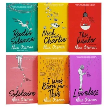 6 Knjig/set Alice Oseman Zbirka 6 Knjig določi Alice Oseman Roman Alice Oseman Zbirka 6 Knjig določi Alice Oseman