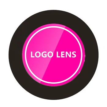 Logotip Projektor Vzorec Steklo Objektiv Oglaševanje Besedilo Gobo Objektiv Meri Prijavite Projektor Leče