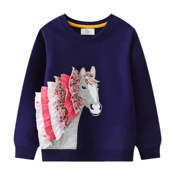 Skoki Metrov Dekleta Sweatshirts Jesen Pomlad otroška Oblačila Živali, Čebele, Tiskanje Long Sleeve Hooded Vroče Prodajo Kostum