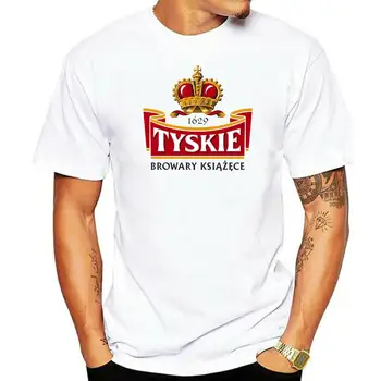 Tyskie Biala Koszulka Polska Polski Browar Piwo Alkohol T Shirt Koszulki Meskie