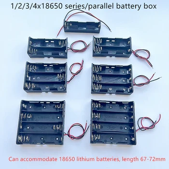 Razširjena Različica 18650 Baterijo Polje Ležišča Baterije Zaporedno In Vzporedno Povezavo S Kablom Za Namestitev Zaščitne Plošče