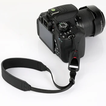 Pravo Usnje Strani Zanko Hitro Sprostitev Fotoaparat Pašček Za Zapestje Za Sony, Canon, Nikon Fujifilm Olympus Panasonic Leica Dodatki