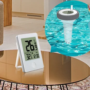 Senzor Spremlja Plavajoče Plavalna Ura Kopel Bazen Digitalni Temperature Akvarijih Fanju Termometer Brezžično Daljinsko Vode