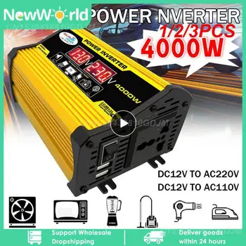 1/2/3PCS Power Inverter 12V do 110/220V 50 W Sončne celice, 60A Krmilnik Sili Sončne Energije Generator Napolnjenosti Baterije, USB