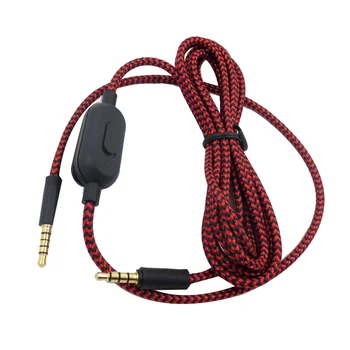 Pleteni Zamenjava Kabel Podaljšek Žice za G433 G233 G Pro X Gaming Slušalke z Glasnosti Posnetka