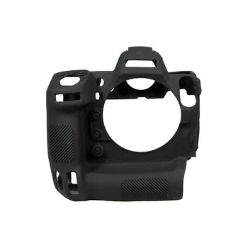 Fotoaparat Zaščitna Primeru Liči Teksturo Silikonska Zaščitna torbica je Primerna za Nikon Z9 Mirrorless Kamera Črna