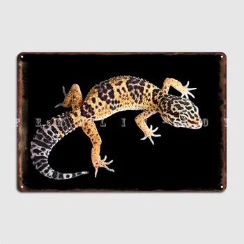Leopard Gecko Plakat Kovinske Plošče, Kino Kuhinja Klub Bar Design Stensko Slikarstvo Tin Prijavite Plakat
