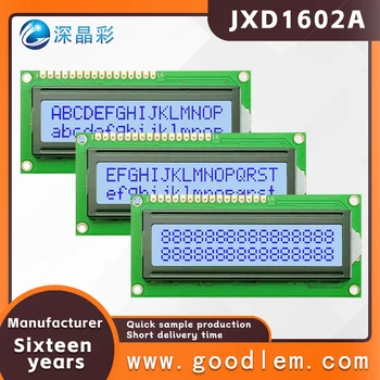 kakovost Majhna velikost znakov prikazovalniku JXD1602A STN Sivo Pozitivno lcd 16X2 dot matrix zaslon 5.0 V in 3,3 V dodatni