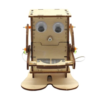 Robot Jesti Kovancev Mehanski Model Steblo Projekt Za Otrok Diy Steblo Robot Dropship