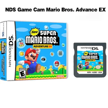 Nove Super Mario Bros Avanturo EX NL igra kartice boxed NAS različica v angleškem jeziku s povsem novo raven in povsem novo avanturo.