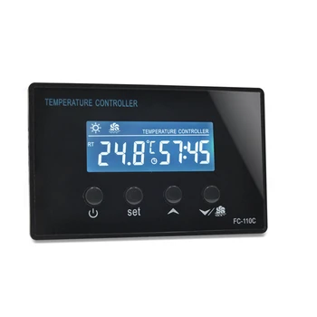 -110C 230V10A LCD Mini Savna Soba Foot Spa Digitalni Temperaturni Regulator s Odštevalnik časa Regulator Termostat