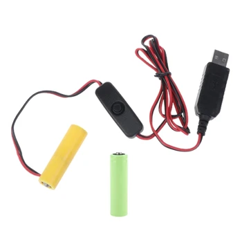 Napajanje USB Pretvornik Kabel za Baterije Zamenjajte 2pcs 1,5 V AA L41E