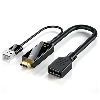 HDMI je Združljiv Moški Displayport Ženski Pretvornik Kabel 4K@60Hz HDMI je Združljiv Za DP Pretvornik Kabel
