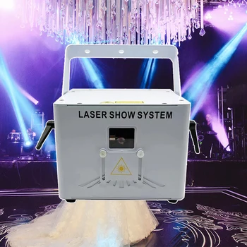 1W 2W Disco Laser DJ Strokovno RGB Animacija Lazer Projektor Žarek Razsvetljavo Učinek DMX Za Stranke, nočni klub Svetlobe Poroko