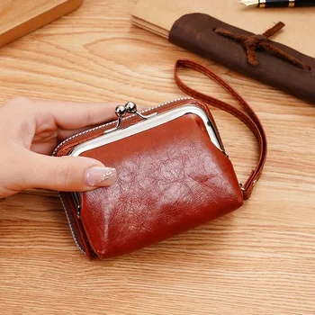 Novo modno torbico žensk sponke kovanec torbici zadrgo posnetek vrečko Držite vrečko multi card počil praktično