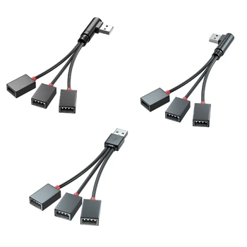 USB Moški 3 USB Ženski Splitter Hub Napajalni Kabel, Podaljšek Kabel