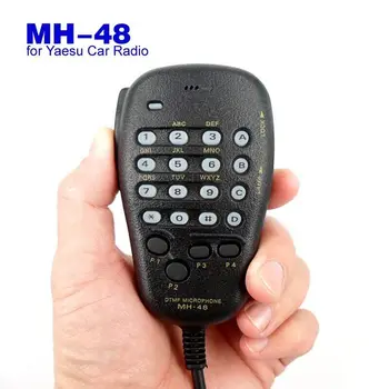Težka MH-48 Avto Radio Mic 6 Pin DTMF Mikrofon Zvočnik MH-48A6J za Yaesu Mobilna Radijska FT-7800R FT-8800R FT-8900R