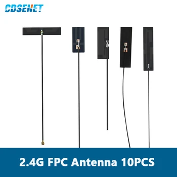 CDSENET 10PCS/Veliko 2.4 G 5.8 G FPC Antena IPX 2dBi Majhne Velikosti Za Brezžični Modul Smart Industrija 2.4 G FPC Antena Serije
