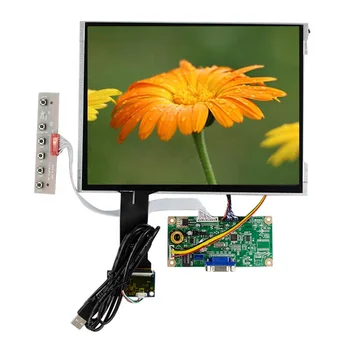 Novo 10.4 palčni 800x600 BOE BA104S01-200 Svetlost 300 LVDS 20 zatiči T3B1 Dotik in Nadzor, odbor TFT LCD monitorji za Industrijske