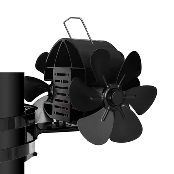 Štedilnik Fan Toplote Pogon brez Elektrike Dimnik Fan Distribucije Toplote DY4206 Dropship