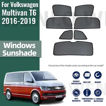 Za Volkswagen VW Multivan T6 2016 2017 2018 2019 Avto Dežnik Vizir Prednje Vetrobransko steklo Zavese Zadaj Strani Baby Okno Sonce Odtenek
