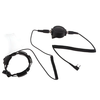 WalkieTalkie Slušalka s Prstom PG Mic Grlo Slušalke za BFF8HP BFF9 UV-82 UV-82HP UV-82C UV-5R UV-5R+ UV-5RA UV-5R
