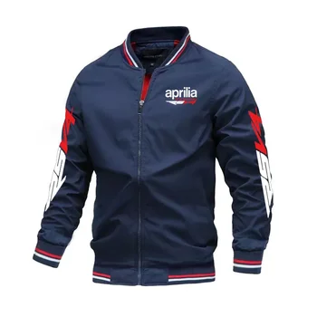 Nova moška jakna Apulian dirke RSV4 tiskanja Hip Hop Motoristična jakna za moške dirke oblačila High-end udobno moška jakna