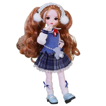30 cm DREAM FAIRY Doll 1/6 BJD Moda lutka mehanske skupni Organ Z ličila, lase, oči, oblačila, čevlji dekleta anime božično darilo