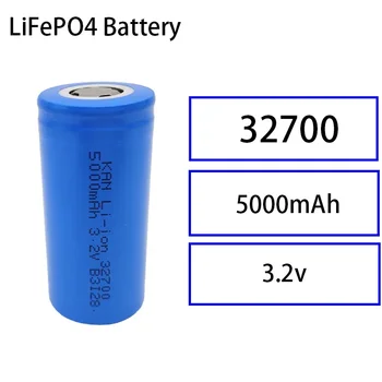 32700 Nova LiFePO4 Baterije 3.2 V 5000mAh Visoko zmogljiva Svetilka LiFePO4 Baterija za ponovno Polnjenje